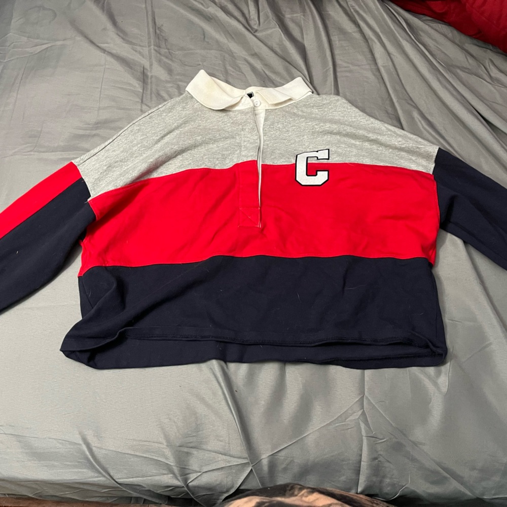 Champion Rugby Cropped Tee, C Felt Logo